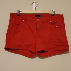 Red shorts size 15 with cuff